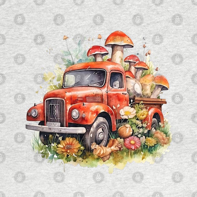 Truck Mushroom by sharukhdesign